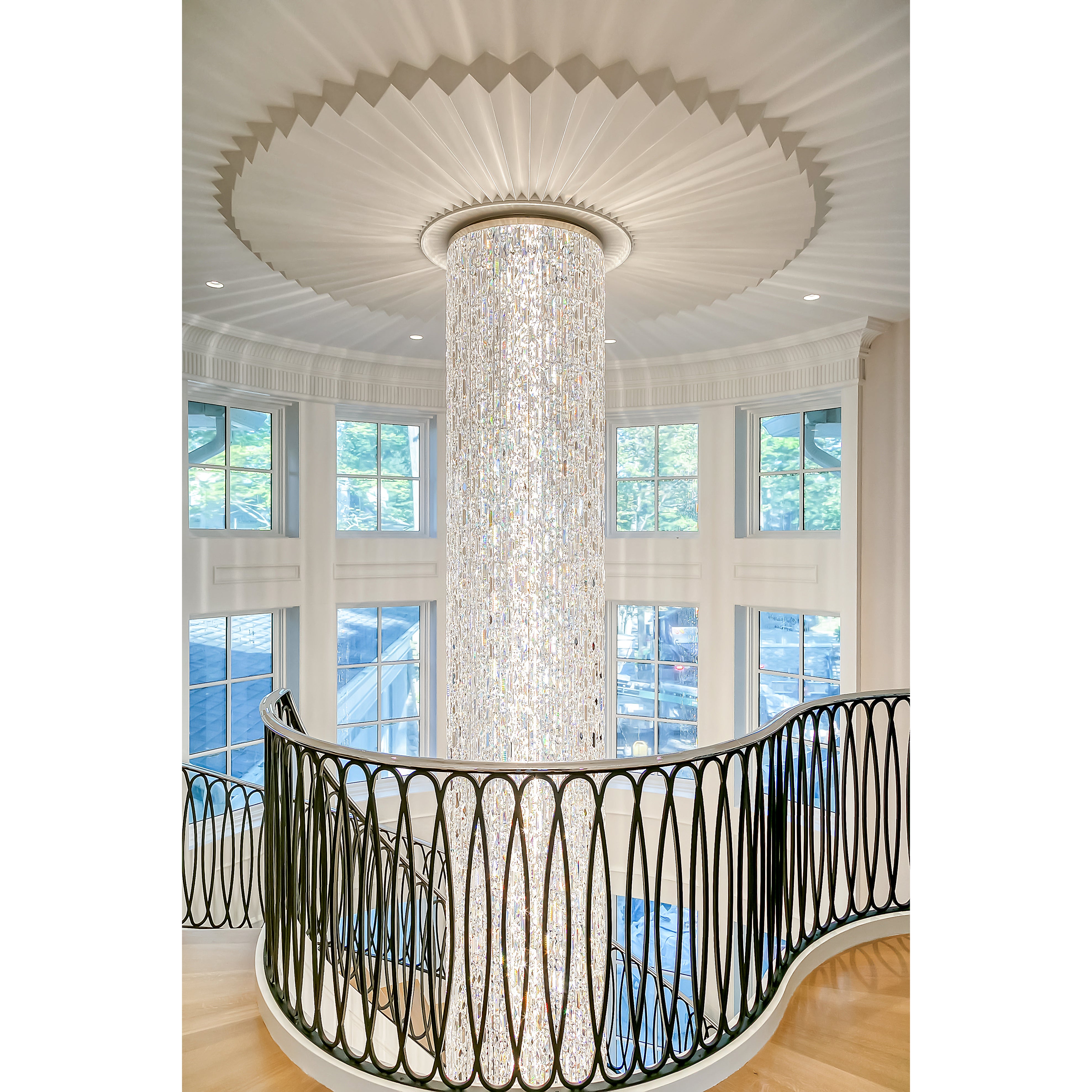 Crystal Rain Chandelier Ridgely Studio Works
